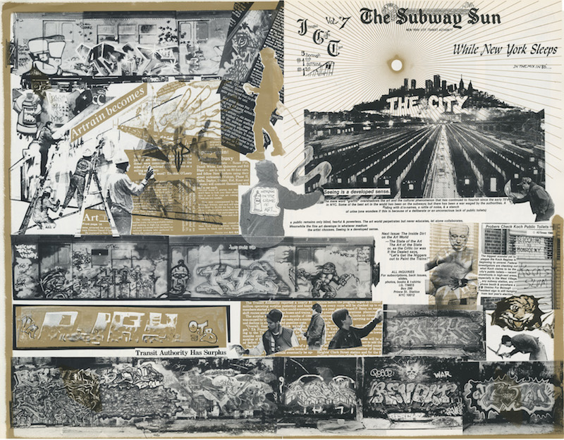IGTimes volume 7, 1986 - broadsheet ( 17"x22") with a quarter fold - designed by founder/ publisher David Schmidlapp, a photographer / filmmaker who did photo collages and photo layouts in the mid-1970's. Courtesy of David Schmidlapp.