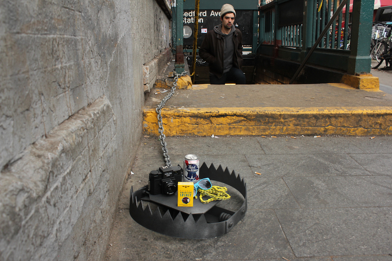 A hipster trap by Jeff Greenspan and Hunter Fine. Photo by Hunter Fine.