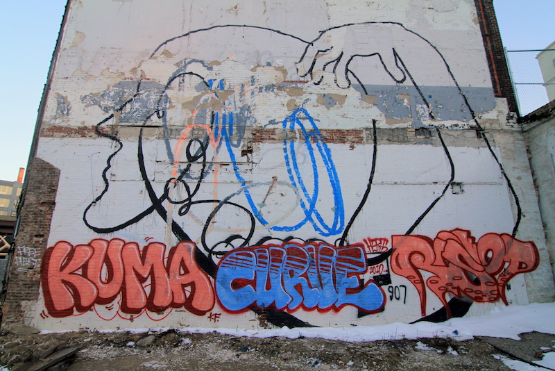 Sam3, MOMO, KUMA, CURVE and RISOT in Queens. Photo by Luna Park.