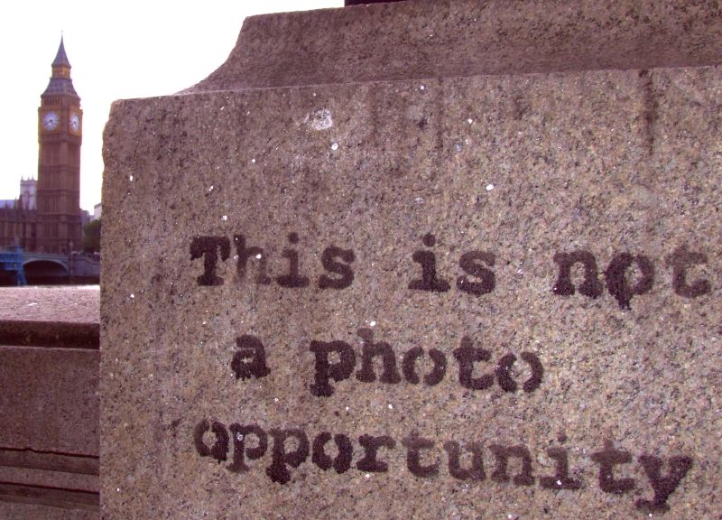 Work by Banksy in London. Photo by Lasse Socker.