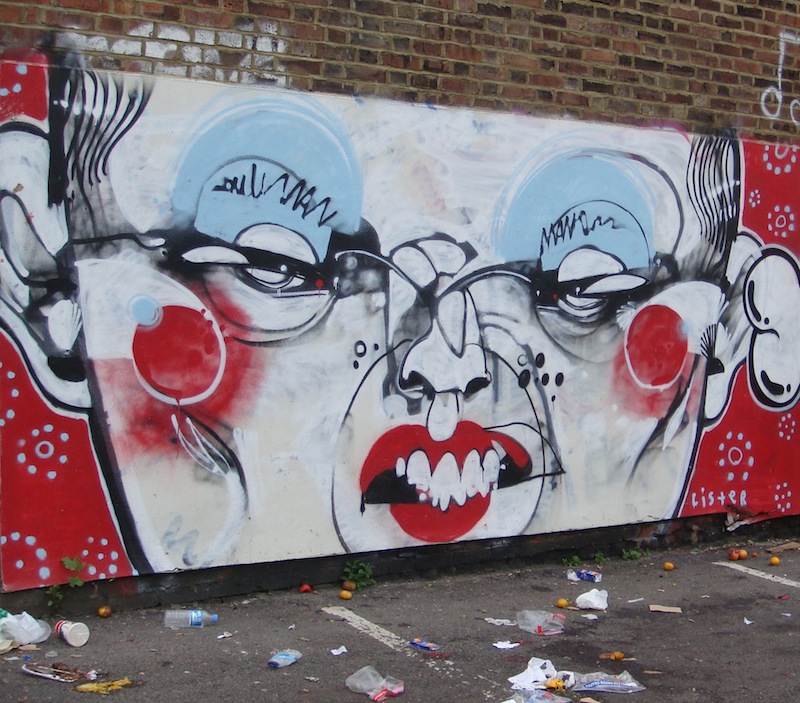 Anthony Lister in London. Photo by RJ Rushmore.