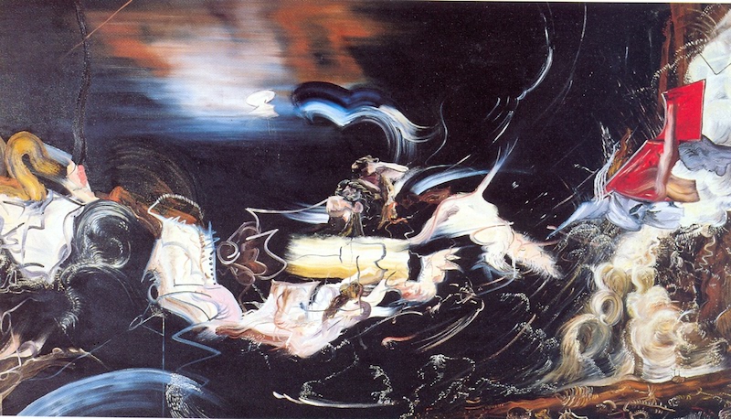 "Dynamic Liveliness" (1998) by James Jessop. A reinterpretation of Peter Paul Rubens' "Hero and Leandro". Photo by James Jessop.