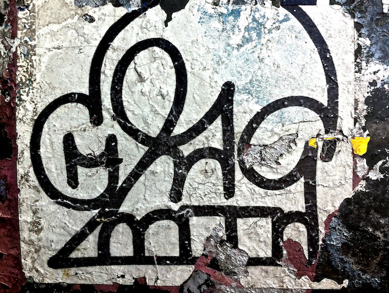 Sticker by KATSU. Photo by RJ Rushmore.