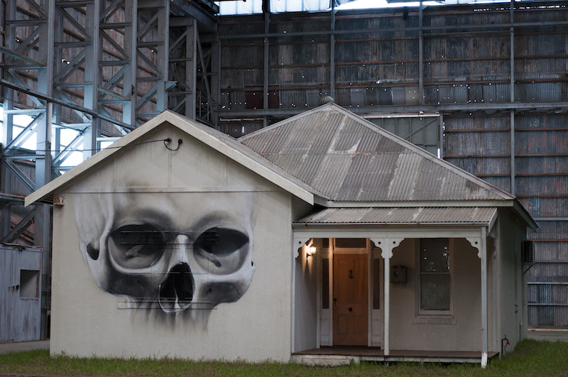 Kid Zoom's installation at Cockatoo Island in Sydney, Australia in 2011. Photo by Scott Brown.