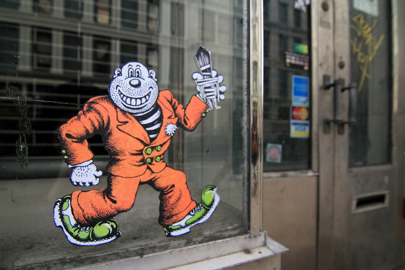 stikman in Manhattan. Photo by Luna Park. 