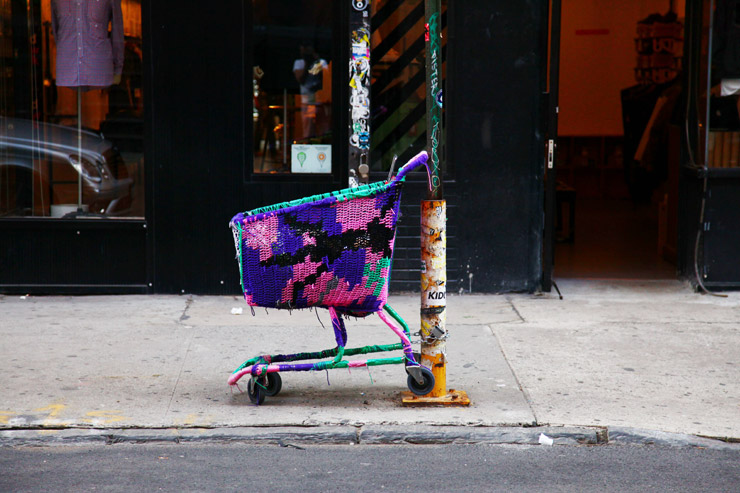 Olek in New York City. Photo by Jaime Rojo.