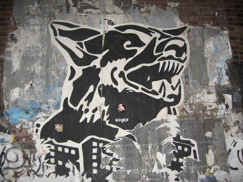 Wheatpaste by Faile. Photo by urban_data.