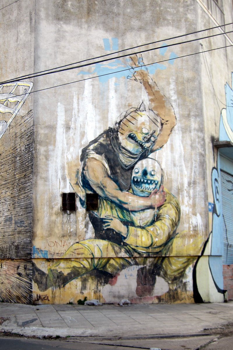 Mural by Jaz in Buenos Aires, Argentina. Photo by Wally Gobetz.