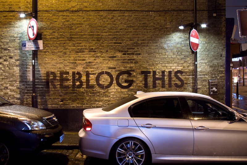 REBLOG THIS by mobstr. Photo by mobstr.